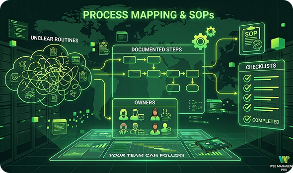 Process mapping and SOP documentation