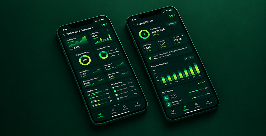 Waymark mobile app design work