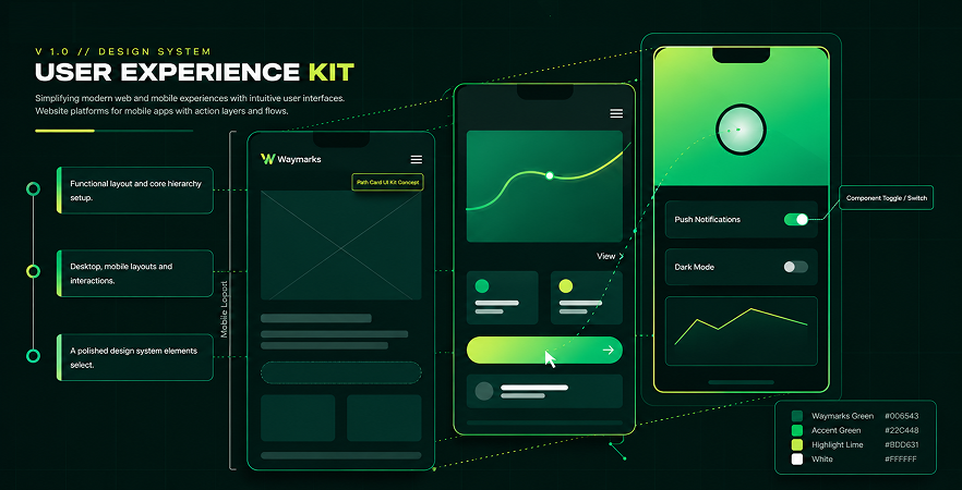 Waymark user experience design work
